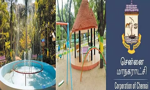 சென்னை பூங்காக்களில் மேம்பாட்டு பணி - மாநகராட்சி