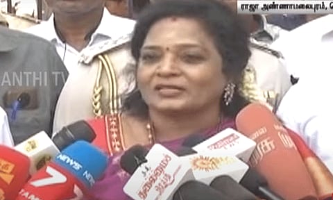 கவர்னர்களை குறைவாக மதிப்பிட்டு பேசுவது நல்லதல்ல" - கவர்னர் தமிழிசை சௌந்தரராஜன் ஆவேசம்