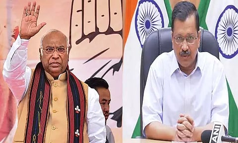 காங்கிரஸ் தலைவர் மல்லிகார்ஜுன கார்கே, கெஜ்ரிவாலுடன் தொலைபேசியில் பேச்சு