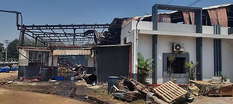 ஊதுபத்தி தொழிற்சாலையில் பயங்கர தீ விபத்து