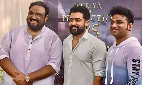 வெளியானது சூர்யா படத்தின் மாஸ் டைட்டில்.. வைரலாகும் வீடியோ