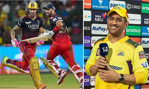 பிளிஸ்சிஸ், மேக்ஸ்வெல் தொடர்ந்து ஆடி இருந்தால் 18-வது ஓவரிலேயே போட்டி முடிந்து இருக்கும் - டோனி கருத்து