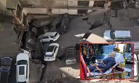 அமெரிக்கா: கார் பார்க்கிங் பகுதி திடீரென இடிந்து விழுந்ததில் ஒருவர் பலி; 5 பேர் காயம்