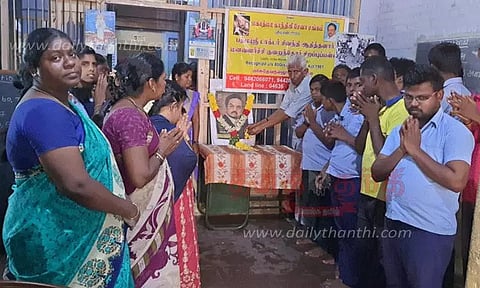 வாசுதேவநல்லூரில் டாக்டர் பா.சிவந்தி ஆதித்தனார்நினைவு தினம்