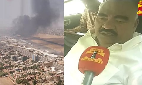 சூடானில் சிக்கி தவிக்கும் தமிழர்களின் நிலை என்ன? - அமைச்சர் சொன்ன தகவல்...!