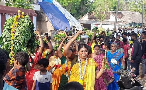 தச்சங்குளம் மாரியம்மன் கோவிலில் சித்திரை திருவிழா