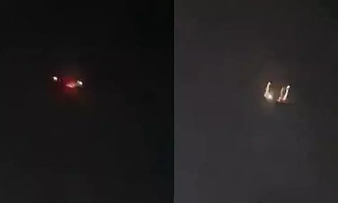 காத்மாண்டுவில் இருந்து துபாய் புறப்பட்ட விமானத்தில் திடீர் தீ