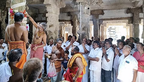 பொன்வாசிநாதர் கோவில் சித்திரை திருவிழா கொடியேற்றம்