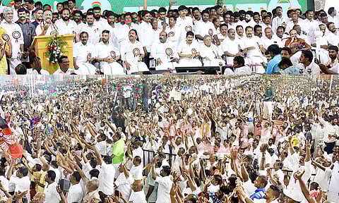 கட்சி நிதியை தவறாக பயன்படுத்தியவர்கள் மீது நிச்சயம் நடவடிக்கை; திருச்சி மாநாட்டில் ஓ.பன்னீர்செல்வம் ஆவேச பேச்சு