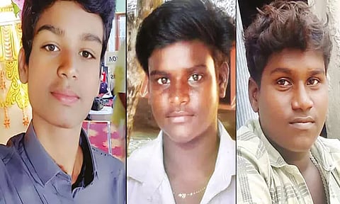 திருவாரூர் அருகே தண்டவாளத்தில் படுத்து தூங்கிய 3 வாலிபாகள் ரெயிலில் அடிபட்டு பலி