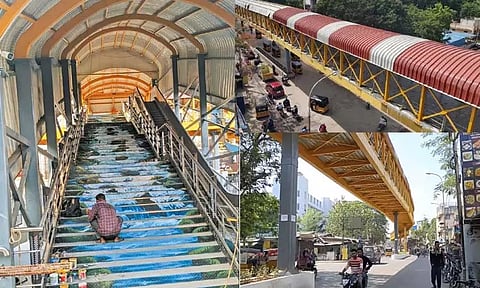 தியாகராய நகர் பஸ் நிலையம்-மாம்பலம் ரெயில் நிலையம் இடையிலான ஆகாய நடை மேம்பாலம் அடுத்த வாரம் திறப்பு