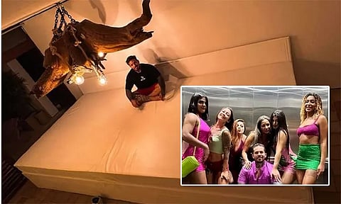 ஒரே படுக்கையில் ஆறு மனைவிகள்...! ரூ.80 லட்சம் செலவில் 20 அடி பிரமாண்ட படுக்கை தயாரித்த இளைஞர்!