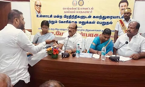 தாம்பரம் மாநகராட்சியில் கவுன்சிலர்களை மதிக்காத அதிகாரிகள் மீது நடவடிக்கை - அமைச்சர் தா.மோ.அன்பரசன்