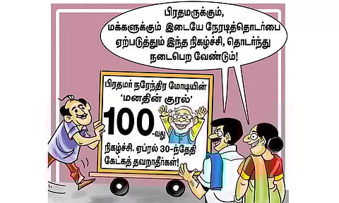 100-வது நாளை எட்டும் மனதின் குரல்
