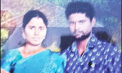 இளம்பெண் சரமாரி வெட்டிக்கொலை; நடத்தையில் சந்தேகத்தால் கணவர் வெறிச்செயல்