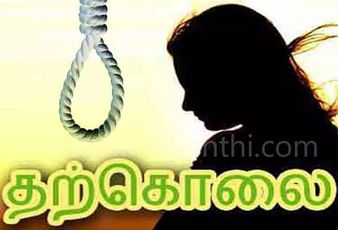 வெவ்வேறு சம்பவங்களில் இளம்பெண் உள்பட 2 பேர் தற்கொலை