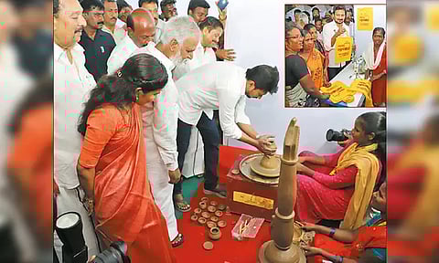 சென்னை தீவுத்திடலில் கைத்தறி, கைவினை பொருட்கள் திருவிழா - அமைச்சர் உதயநிதி ஸ்டாலின் தொடங்கி வைத்தார்