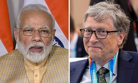 பிரதமர் மோடியின் 100-வது மன் கி பாத் நிகழ்ச்சிக்கு பில்கேட்ஸ் வாழ்த்து