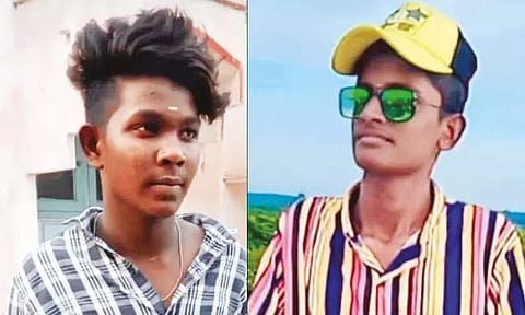 காவேரிப்பாக்கம் அருகே மோட்டார் சைக்கிள் மீது லாரி மோதி 2 மாணவர்கள் பலி