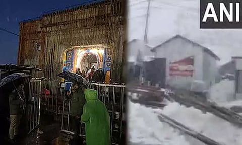 கேதர்நாத் யாத்திரை முன்பதிவு: கடும் பனிப்பொழிவு காரணமாக நாளை வரை நிறுத்தி வைக்கப்படுவதாக அறிவிப்பு