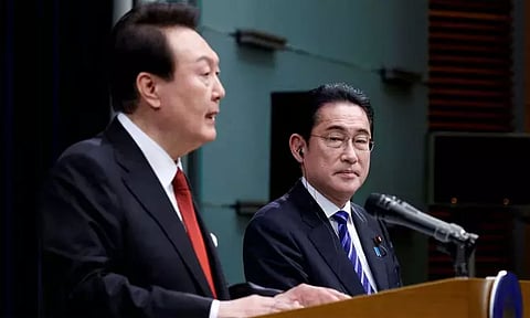 ஜி-7 மாநாட்டுக்கு முன்னர் தென்கொரியாவுக்கு பயணம் மேற்கொள்ளும் ஜப்பான் பிரதமர்