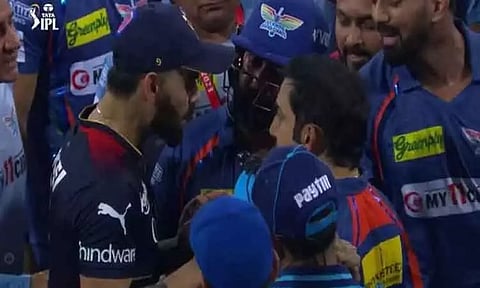 மோதலில் ஈடுபட்ட விராட்கோலி, கம்பீருக்கு போட்டி கட்டணத்தில் 100 சதவீதம் அபராதம்