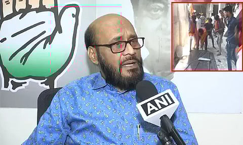 தேர்தல் அறிக்கை விவகாரம்: காங்கிரஸ் கட்சி அலுவலகத்திற்குள் புகுந்து சூறையாடிய பஜ்ரங் தள தொண்டர்கள்; பரபரப்பு வீடியோ