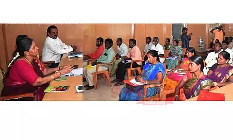 கிராம அலுவலர்கள் ஒத்துழைப்பு இன்றி அரசின் திட்டங்களை மக்களிடம் கொண்டு சேர்க்க முடியாது-கலெக்டர் பேச்சு