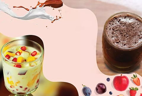 ராகி சாக்லெட் மில்க் ஷேக்