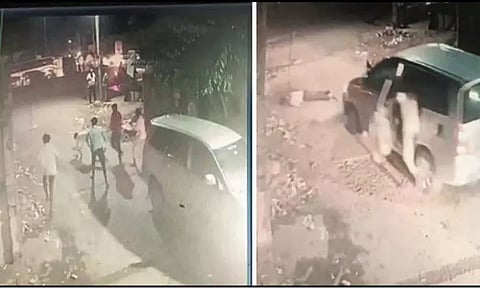 பா.ஜ.க. பிரமுகர் கொலையான சம்பவத்தின் கண்காணிப்பு கேமரா காட்சிகள்;சமூக வலைதளங்களில் வைரல்