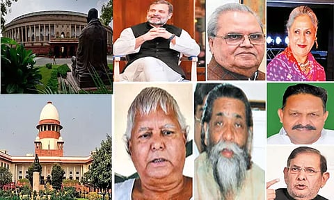 ராகுல் மட்டுமல்ல, 42 எம்.பி.க்களின் பதவி பறிப்பு; பின்னணி என்ன?