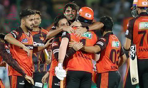 ராஜஸ்தானுக்கு எதிரான போட்டியில் புதிய சாதனை படைத்த சன்ரைசர்ஸ் ஐதராபாத் அணி