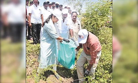 ஏனாத்தூர் ஊராட்சியில் நம்ம ஊரு சூப்பரு திட்டம் கலெக்டர் தொடங்கி வைத்தார்