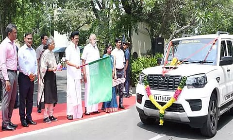 ஊராட்சி ஒன்றிய குழு தலைவர்கள் பயன்பாட்டிற்கு 200 கார்கள் - முதல்-அமைச்சர் கொடியசைத்து தொடங்கி வைத்தார்