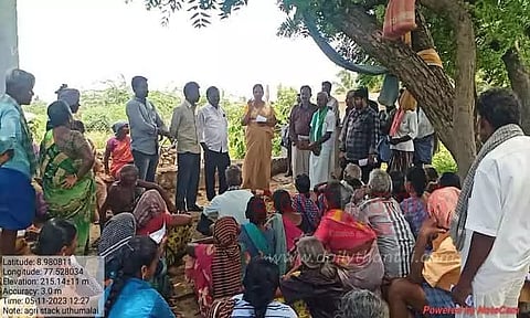 வேளாண் அடுக்கு திட்டம் குறித்த விழிப்புணர்வு முகாம்