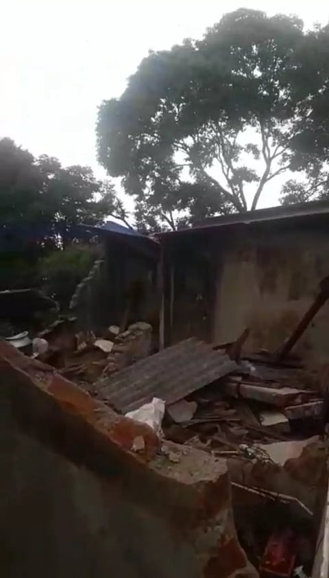 மேகமலை வனப்பகுதியில்தேயிலை தோட்டத்தில் புகுந்து வீடுகளை சூறையாடிய அரிக்கொம்பன் யானை