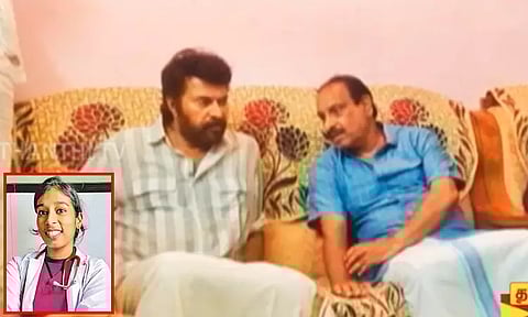 கேரளா: பெண் டாக்டர் குத்திக்கொலை...டாக்டரின் தந்தைக்கு நேரில் சென்று ஆறுதல் கூறிய நடிகர் மம்முட்டி...!