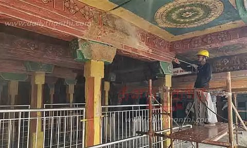 சிவன் கோவில் கும்பாபிஷேக திருப்பணி தீவிரம்