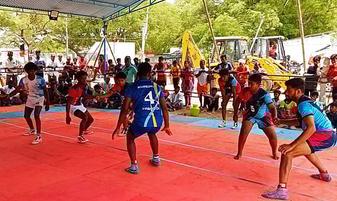 மாநில அளவிலான தொடர் கபடி போட்டி