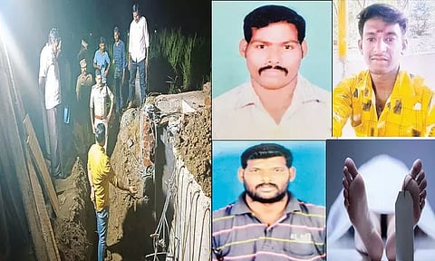 விஷவாயு தாக்கி புதுமாப்பிள்ளை உள்பட 3 பேர் பலி