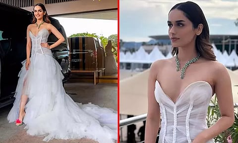 கேன்ஸ் திருவிழா: மணமகள் உடை, முதலை நெக்லெஸ் என கலக்கிய இந்திய நடிகைகள்