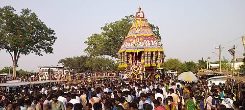 பிடாரியம்மன் கோவில் தேரோட்டம்