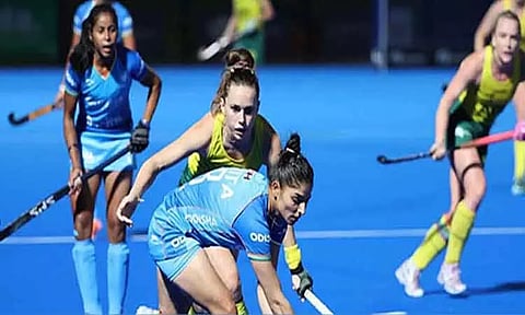 ஆஸ்திரேலிய அணிக்கு எதிரான ஆக்கி தொடர்: முதல் ஆட்டத்தில் இந்திய பெண்கள் அணி தோல்வி