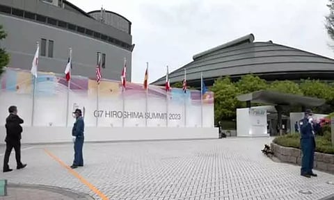 ஜப்பானில் 'ஜி-7' உச்சி மாநாடு இன்று தொடக்கம் - பாதுகாப்பு வளையத்தின் கீழ் வந்த ஹிரோஷிமா நகரம்