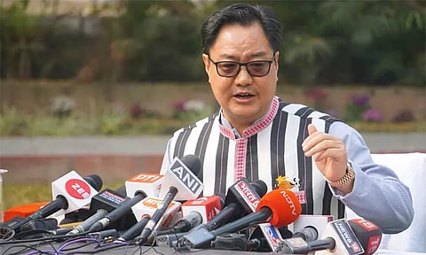 "இலாகா மாற்றம் தண்டனை அல்ல" - மத்திய மந்திரி கிரண் ரிஜிஜு பேட்டி