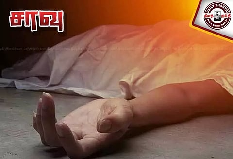 டிராக்டர் மீது மோட்டார் சைக்கிள் மோதி வாலிபர் சாவு