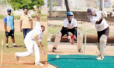 மாநில கிரிக்கெட் பயிற்சி முகாமிற்கு திருச்சியில் 25 வீராங்கனைகள் தேர்வு