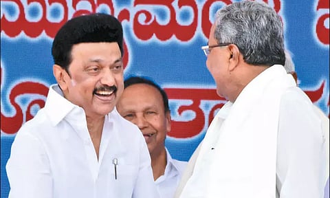 கர்நாடக முதல்-மந்திரி சித்தராமையாவுக்கு முதல்-அமைச்சர் மு.க.ஸ்டாலின் பாராட்டு