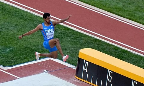 Murali Sreeshankar (image courtesy: SAI twitter via ANI)