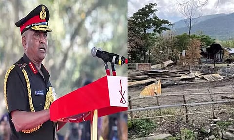 வன்முறை சம்பவங்கள் தொடரும் நிலையில் மணிப்பூரில் ராணுவ தளபதி ஆய்வு